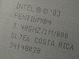 Pentium 4 3.4E GHz