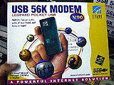 Pocket USB 56K Modem