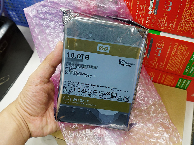 高耐久HDD「WD Gold」の10TBが登場、ヘリウム技術採用 - AKIBA PC Hotline!