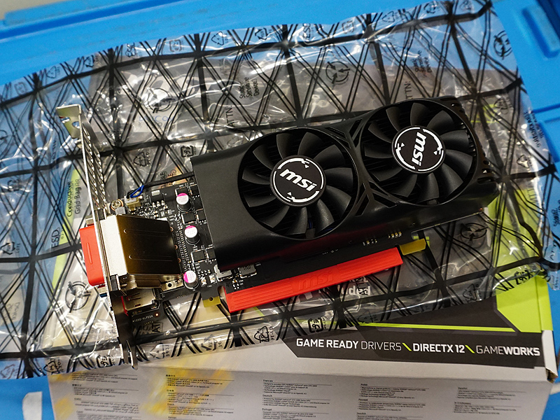 ロープロ仕様のGeForce GTX 1050 TiがMSIから登場、補助電源は不要 