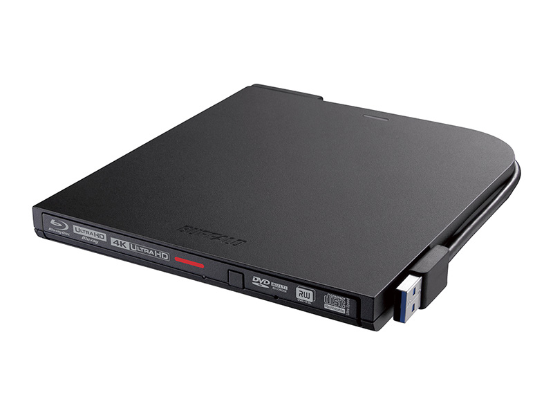 【本日まで出品】BUFFALO Ultra HD Blu-ray Ultra HD Blu-ray対応のポータブルドライブがバッファローから登場