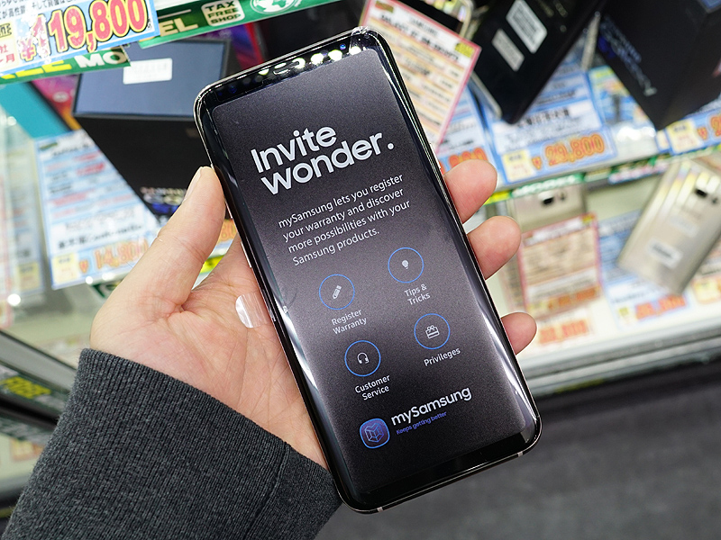 表面がほぼディスプレイ、Samsungのフラッグシップ「Galaxy S8」が直輸入 - AKIBA PC Hotline!