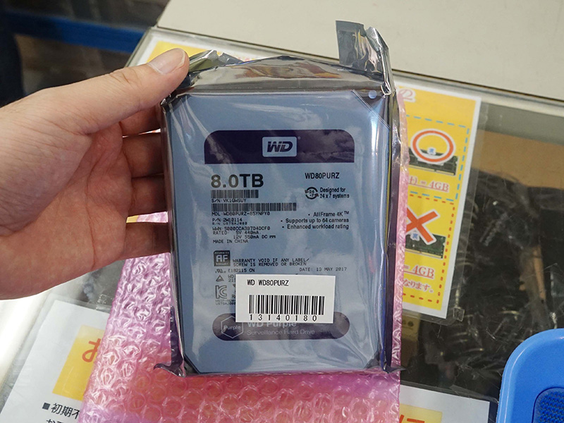 Western Digitalの監視システム向けHDD「WD Purple」が型番変更