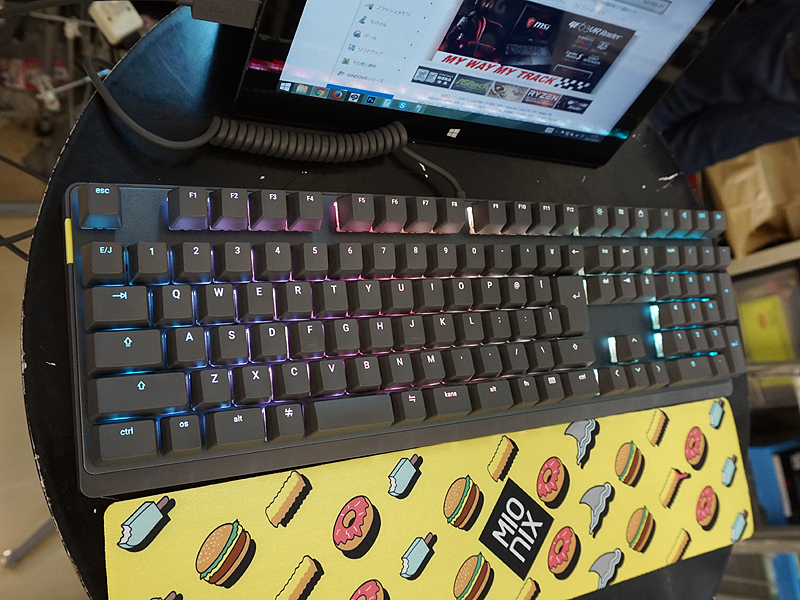 MionixのRGBキーボード「Wei」が発売、底面は安定感のあるラバー