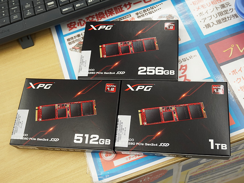 最大リード2.8GB/sの高速M.2 SSDがADATAから登場、Marvellコントローラ