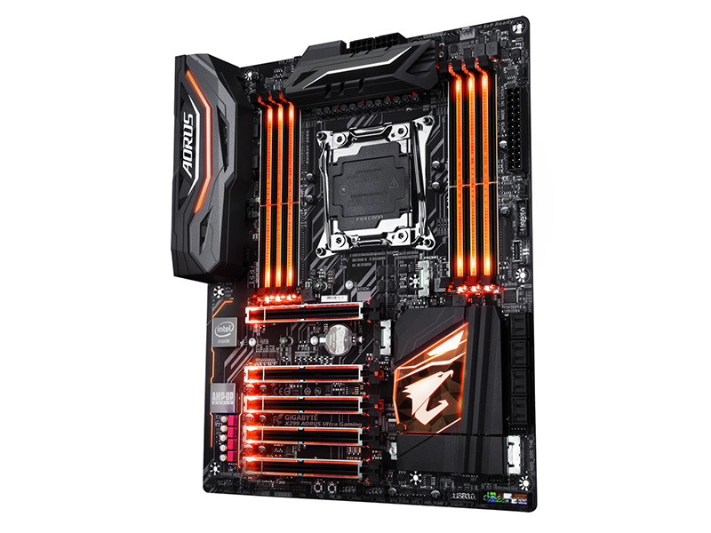 Core X対応のゲーム向けミドルレンジ「X299 AORUS Ultra Gaming」が