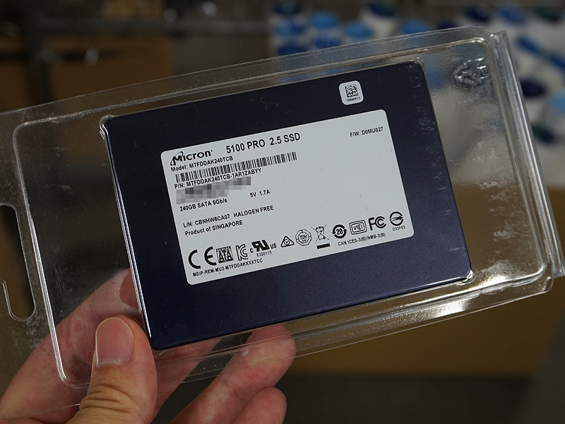 eTLC採用のMicron製SSD「5100 PRO」が店頭販売、3.8TBは実売30万円 