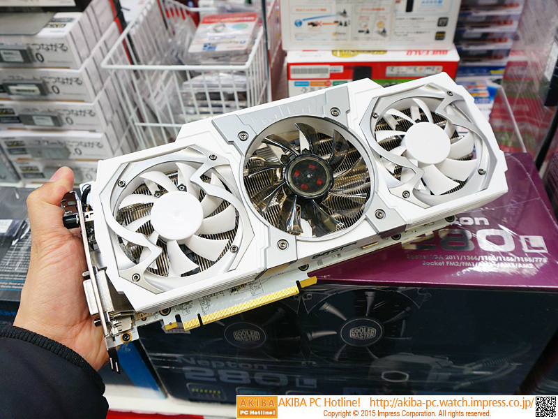 OCの世界記録が狙える？GeForce GTX 980搭載の白いビデオカードが発売
