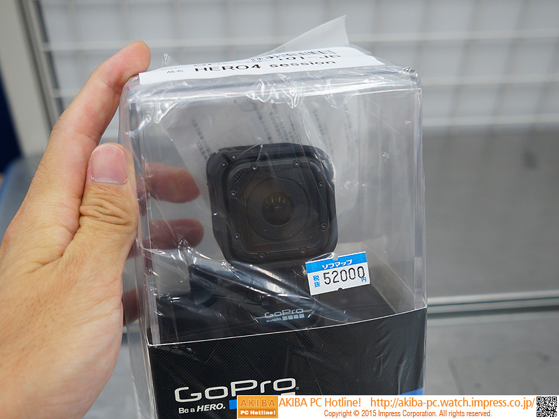 GoProシリーズ最小/最軽量の「HERO4 Session」が発売 - AKIBA