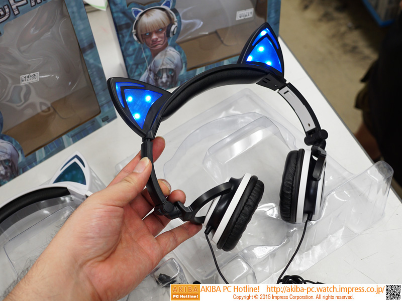 Eve 文化 culture A賞 ネコヘッドフォン おまけ付き 初音ミク』のネコ耳ヘッドフォン、輸入販売の予約受付を開始