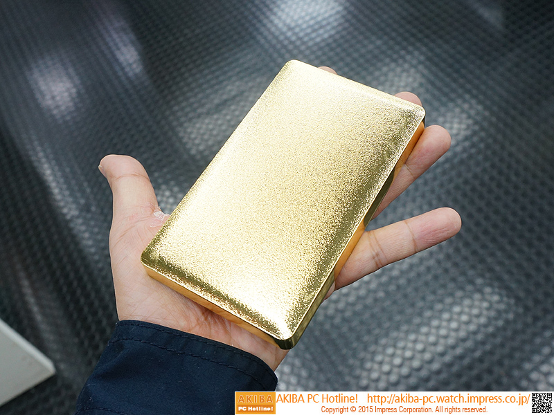 黄金に輝くHDDケース「ZIPANG」が近日発売、センチュリー製 - AKIBA PC