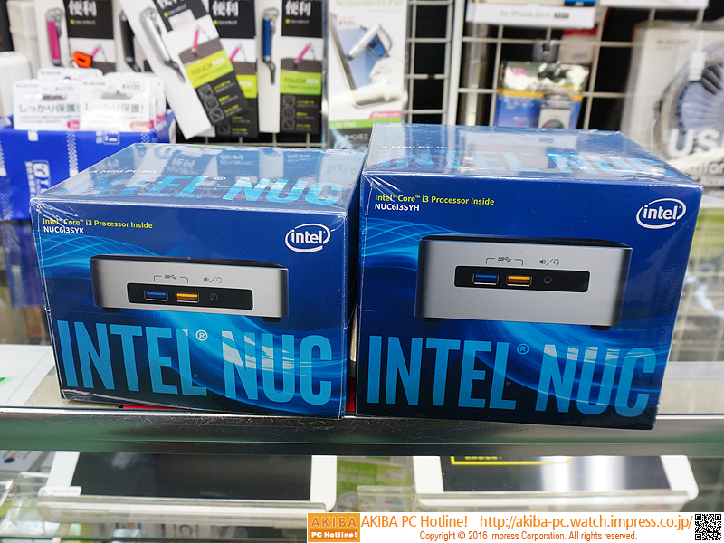 Skylake搭載のIntel NUCが発売、筐体サイズの違いで2モデル - AKIBA PC