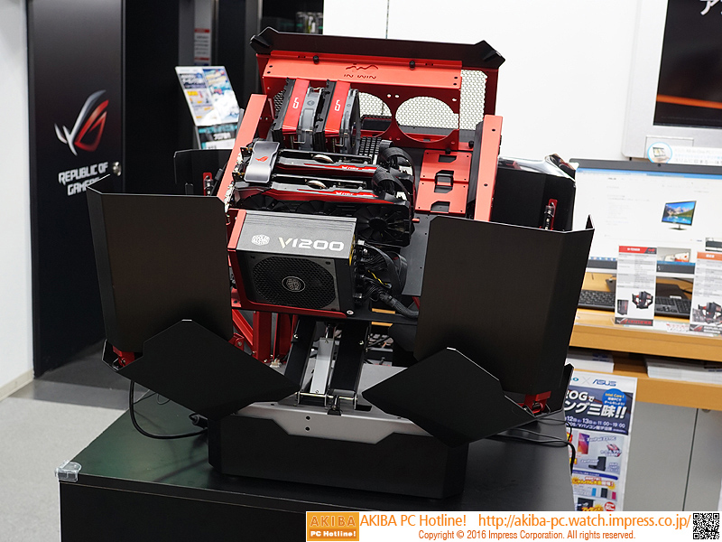 実売31万円越え、モーター制御で変形するPCケース「H-Tower」が予約開始 - AKIBA PC Hotline!