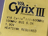 Cyrix III 600MHz(表)