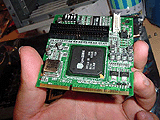 MicroPCI対応ビデオカード