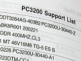PC3200 Support List