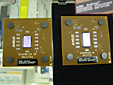 左はThoroughbred版Athlon XP、右は2500+版Barton
