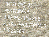 Pentium 4 3.0E GHz