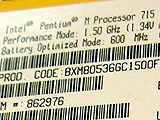 Pentium M 715/725