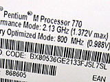 Pentium M 780 Miss Print?