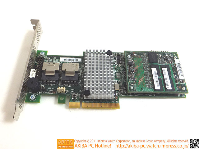 [拡大画像]現行最速クラスのRAIDカード「LSI MegaRAID SAS 9265-8i」を試す/SSD×4台RAID 0は他の追随を許さ