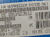 FOR UNIPROCESSOR SYSTEMS ONLY