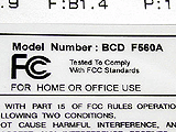 BCD F560A