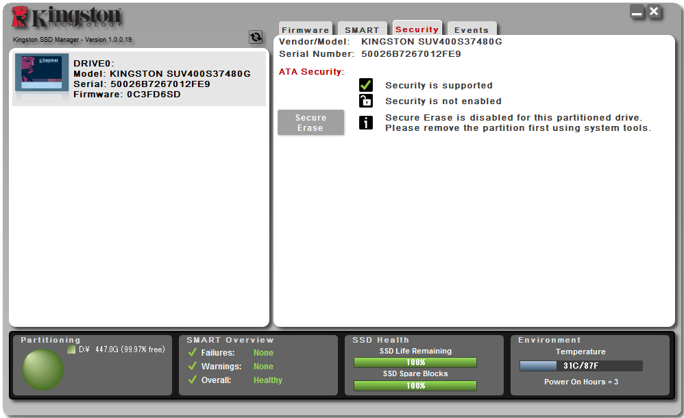 画像 最安クラスで3年保証のssd Kingston Ssdnow Uv400 を試す 5 28 Akiba Pc Hotline