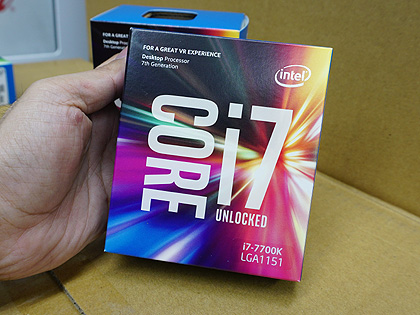 Intelの最新cpu Kaby Lake S が遂に登場 最上位のcore I7 7700kは実売46 800円 Akiba Pc Hotline