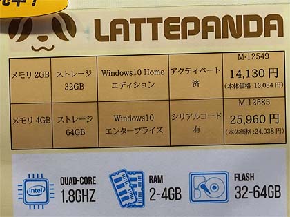 LattePanda 4GB/64GB with Enterprise License 