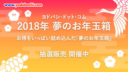 ヨドバシ通販の 18年 夢のお年玉箱 は抽選販売に 受け付けスタート 取材中に見つけた なもの Akiba Pc Hotline