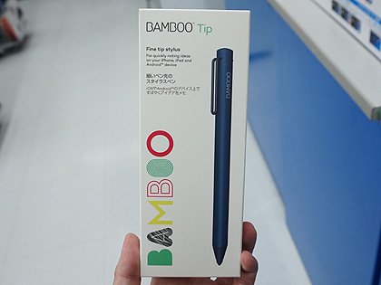 ワコムのandroid Ios向け極細ペン Bamboo Tip が発売 充電式で時間動作 Akiba Pc Hotline