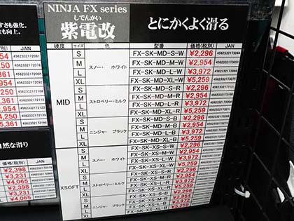 Artisanの国産マウスパッド Ninja Fx にs Mサイズが登場 店頭モデルは計75種類に Akiba Pc Hotline