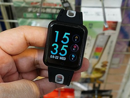 Apple Watch風で実売4 780円 Ips液晶搭載の格安スマートウォッチが入荷 Akiba Pc Hotline