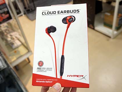 hyperx cloud earbuds for nintendo switch