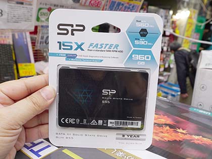 9 999円の960gb Ssdがあきばお に再入荷 取材中に見つけた なもの Akiba Pc Hotline