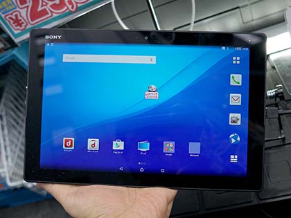 Xperia Z4 Tabletのbランク品が税込34 800円 Lte対応でsimロック解除済み 取材中に見つけた なもの Akiba Pc Hotline