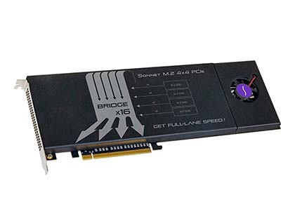M 2 Nvme Ssdを4枚搭載できるraidカードがsonnetから Macにも対応 Akiba Pc Hotline