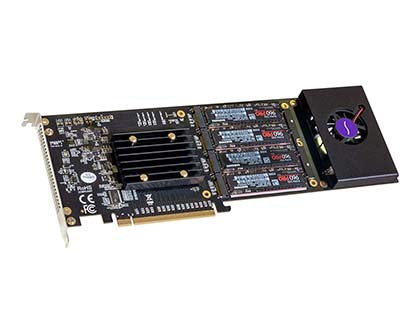 M 2 Nvme Ssdを4枚搭載できるraidカードがsonnetから Macにも対応 Akiba Pc Hotline