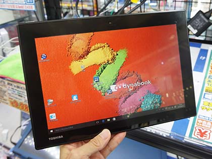 東芝の10 1型windows 10タブレット Dynabook Tab S60 S が税込9 980円 取材中に見つけた なもの Akiba Pc Hotline