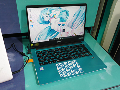 初音ミクコラボの Acer Hatsune Mikuノートパソコン が発売 Akiba Pc Hotline