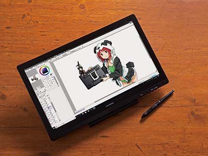 漫画家ざら先生 格安大型液晶ペンタブレット Huion Kamvas Gt 191 V2で描く Akiba Pc Hotline