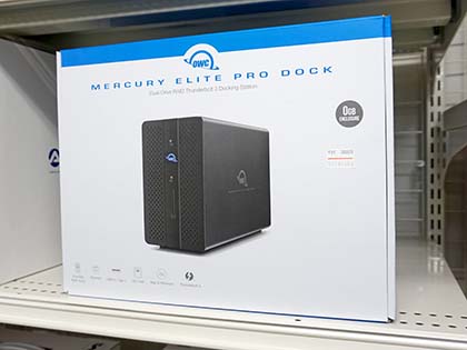 Displayportや有線lanも増設できるhddケース Mercury Elite Pro Dock が入荷 Akiba Pc Hotline