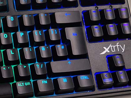 Xtrfyの赤軸ゲーミングキーボード K4 Rgb が発売 Uk配列でテンキーレスも有り Akiba Pc Hotline