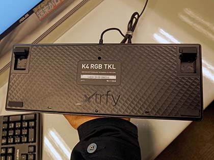 Xtrfyの赤軸ゲーミングキーボード K4 Rgb が発売 Uk配列でテンキーレスも有り Akiba Pc Hotline
