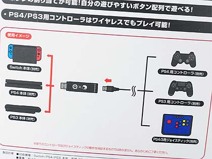 Nintendo Switchでps4コントローラーを利用できるアダプタに新モデル 連射機能やボタン割り当て機能を搭載 Akiba Pc Hotline