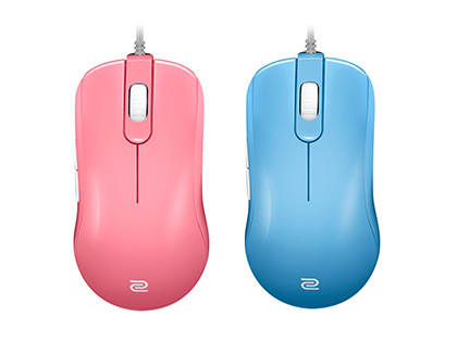 女性ゲーマー向けマウスの新モデル Zowie Divina Fk B が発売 本体カラーはピンクとブルー Akiba Pc Hotline