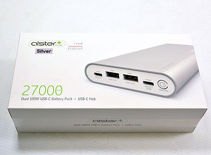 Macbookやipadを同時に充電できる大容量バッテリー Alsterplus が入荷 Usbハブ機能もあり Akiba Pc Hotline