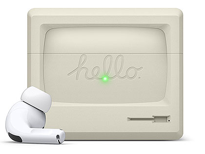 Airpods Proケースを Macintosh風 にするシリコンカバーが登場 見た目はちょっと横長 Akiba Pc Hotline