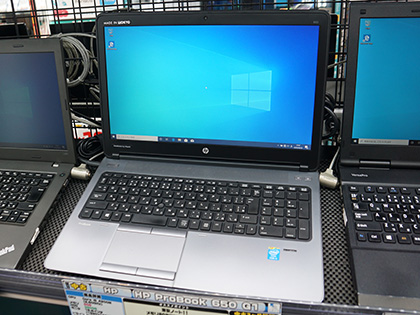 Core I5 8gbメモリのhp製ノート Probook 650 G1 が税込19 800円 取材中に見つけた なもの Akiba Pc Hotline